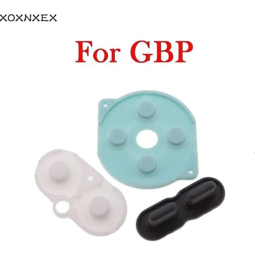 100Stes Silicone Rubber Conductive Button D Pads A B Power ON OFF Buttons for Gameboy Color GBP