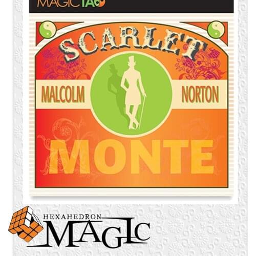 2017 New Scarlet Monte (Gimmick and Online Instructions) by Malcolm Norton close-up card magic trick / wholesale