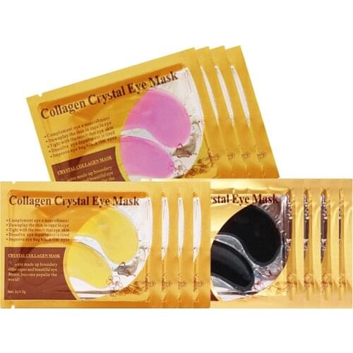 5Pairs Crystal Collagen Eye Mask Anti-Aging Dark Circles Anti Puffiness Anti Wrinkle Moisturizing Beauty Patches Eye Care Cosmet
