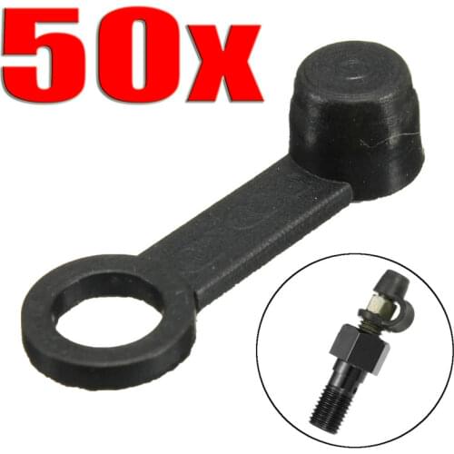 50Pcs Motorcycle Dust Cap Bleed Nipple Brake Screw Brake Caliper Cover Universal Motorcycle Motor Bike Valve Rubber Dust Caps
