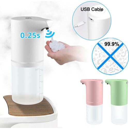 Automatic Soap Dispenser Touchless USB Charging Smart Foam Machine Infrared Sensor Hand Free Soap Liquid Dispenser Sanitizer
