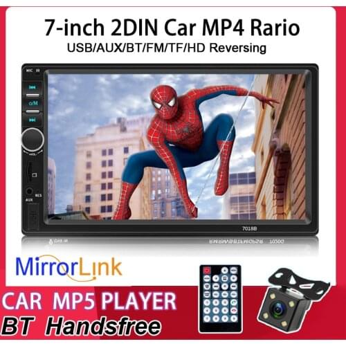 Car Radio Bluetooth MP4 Player Autoradio FM/USB/2 Din/remote control/USB Audio auto Bluetooth Mirror Link radio cassette player