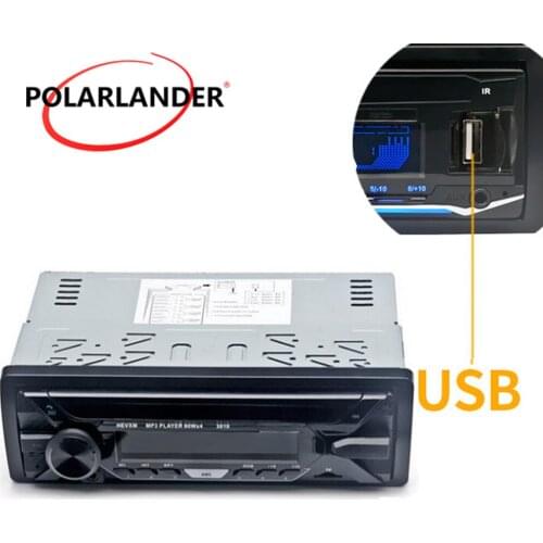 Car Aux MP3 Player Car Stereo Audio 12V Single Din Microphone Bluetooth In-dash FM car radio 1 Din 3010 New 3.5 inch