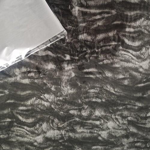 Free shipping 0.5mX2m/10m black and silver wood TSWL035 water transfer printing hydrographics film for car