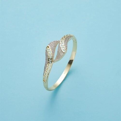 2020 oct 14k gold copper bracelet Moroccan women wedding charm gold color bracelet