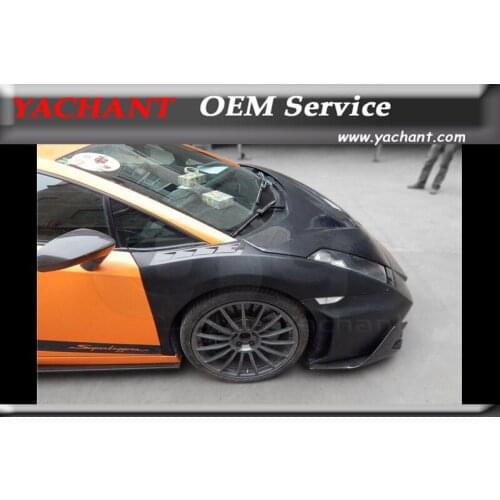 Car-Styling Portion Carbon Fiber Glass FRP Body Kit Front Fender Fit For 2003-2007 Gallardo YC Design Style Front Fender