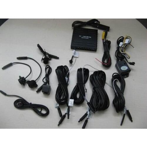 Four cameras reverse auto 360 Degree Bird View Monitoring Parking Assist panorama