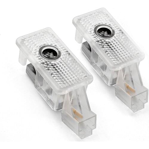 For Acura MDX RLX ZDX TLX TL Led Car Door Lamp Logo Laser Project Decor Light Auto Emblem Courtesy Ghost Shadow Luces Flashlight