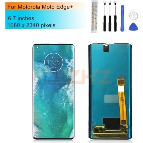 For Motorola Moto Edge+ LCD Display Touch Screen Digitizer Assembly For Moto Edge Plus Display Screen Replacement Repair Parts