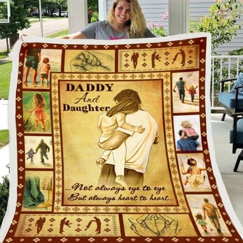 3D Home Textile Design Blanket to my Daughter/Wife/Son/Grilfriend Winter Warm Soft Throw Blanket For Bed Sofa Bedspreads