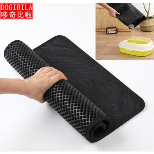 New EVA foldable and light double layer cat litter mat across pet hot and waterproof cat mat