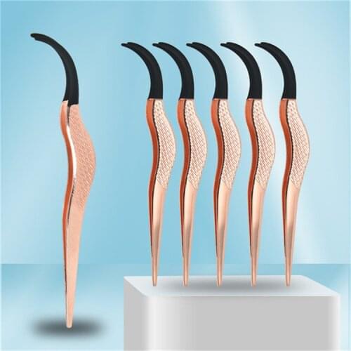 Makeup Professional Eyelash Tweezers 3D Volume Eyelash Extension Tweezer Fan Lash Eyebrow Tweezers Excellent Closure Assist