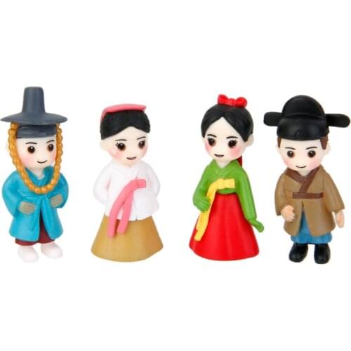 4pcs Korean Lover Dollhouse Miniature Bonsai The Eye-catcher DIY