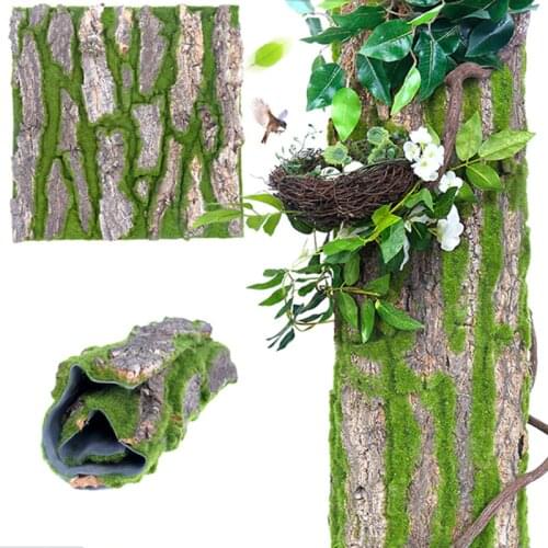 Simulation Bark Pipe Decoration Water Pipe Column Shelter Wall Indoor Balcony Decoration Natural Plant Fake Tree Artificial Tree