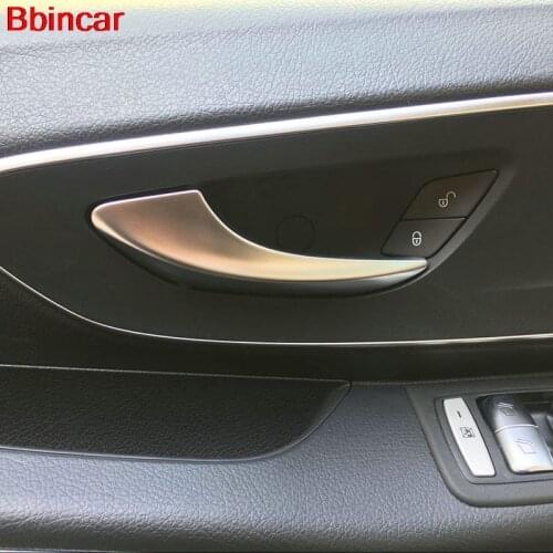 Bbincar Interior Door Pull Handle Panel Trim Strip ABS Accessories Chrome Plate Stickers Covers 2pcs For Mercedes-Benz VITO 2016