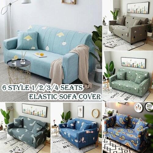 Anti-Slip Slipcover Elastic Sofa Cover for Living Room Stretch Sofa Cushion Cover Couch Protector Furniture Cover Funda Sofa