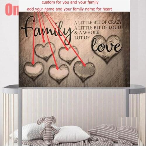 2020 new 5d diamond embroidery full square family 5d diamond painting full rhinestone pictures beaded embroidery decoration home