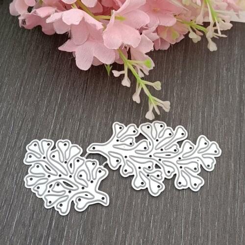 2021 New Arrival Branches Budding Germination Stencil Metal Cutting Dies For Scrapbooking Practice Hands-on DIY Card Handmade