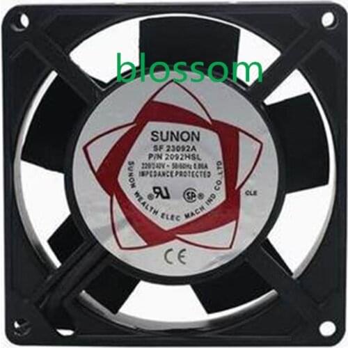 SF23092A/2092HBL.GN AXIAL Fan, 92MM, 240VAC, 70mA 6months Warranty