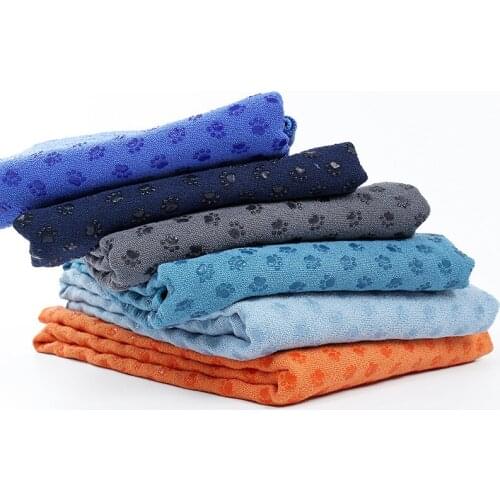 183*63cm Portable Yoga Towel Anti-slip Glue Dot Gym Pilates Meditation Blanket Absorbsweat Soft Cloth Towel Yoga Mat Cover