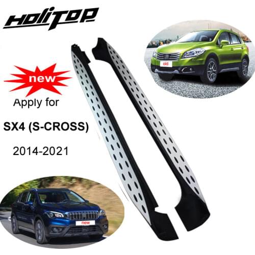 Hot side step side bar pedal running board for Suzuki SX4 (S-CROSS) 2014-2020, newest design (BM and Ben style) , amazing effect