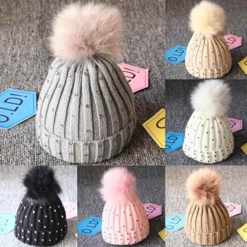 Pudcoco New Toddler Kids Girls&Boys Baby Infants Winter Warm Crochet Knit Hat Beanie Cap