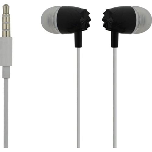 Qijiagu 100PCS 3.5mm Universal Wired Earphone In Ear Super Bass Earpiece Earphones