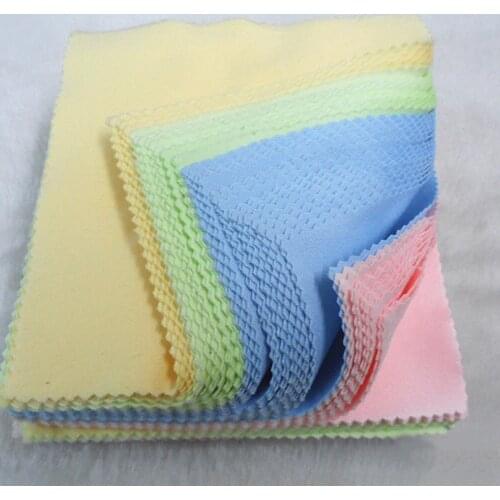 100 pcs/lot Microfiber Eyeglasses Cloth Sunglasses Eyewear Specs Cleaning Cloth Glasses Clean Lens cloth 130mm*130mm