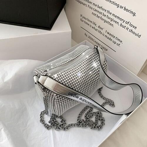 Diamonds Handlbag Evening Handbags For Women 2021 Luxury Designer Shiny Rhinestone Small Clutch Purse Ladies Sac Femme Fashion