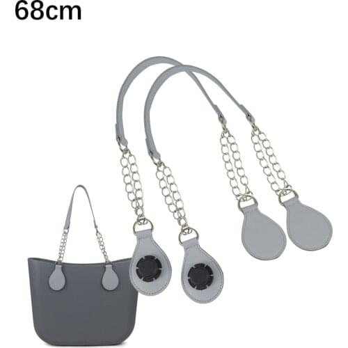 68cm 2 PCS Long/Short Handle for O Bag Classic Mini Moon EVA Bag Women Handbaag Rope Chain Strap for Obag Accessories