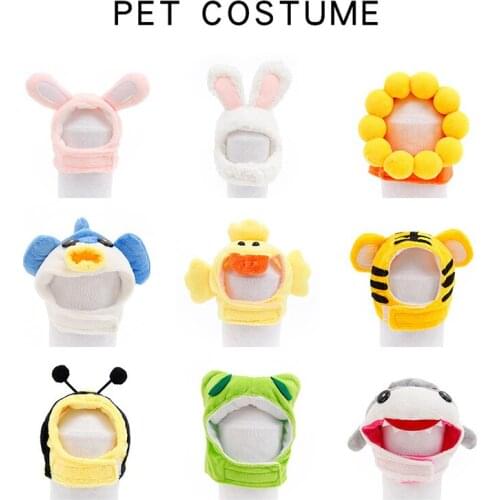 Pet Hat Warm Windproof Cute Dress Up Cap Pet Fun Headdress Cosplay Accessories For Cat Dog одежда для кошек J99S