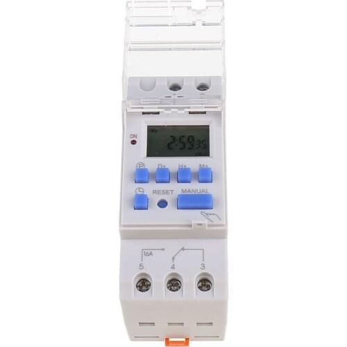TM615 12/24/110/220V Timer Switch Digital 7 Days 24 Hours Programmable LCD DIN Rail Time Relay Wholesale