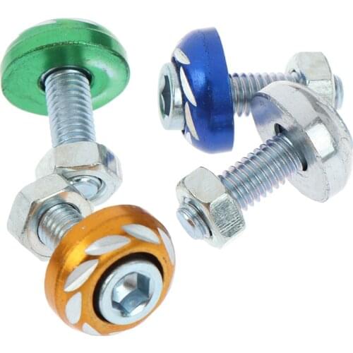 4Pcs/Set Universal White Green Blue Orange Thread License Plate Frame Bolts Screws for Car Truck Red License Plate Screws