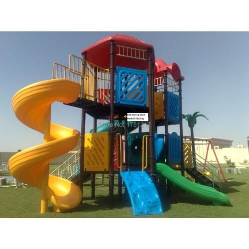 Gorgeous Residential Area Playground Equipment Set CE Certified Outdoor Play Facilities HZ-5411a