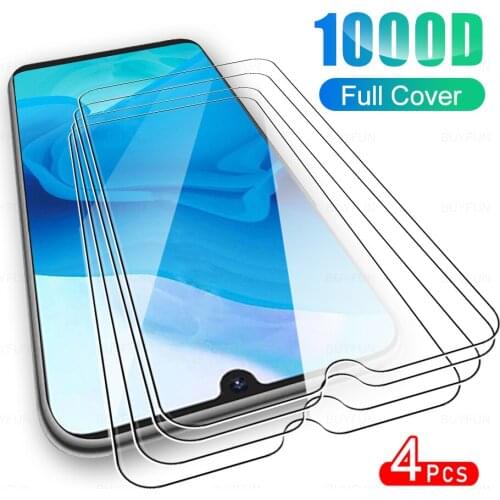 4Pcs Full Cover Protective Glass For Itel Vision 1 Tempered Glas For Vision1 Pro Plus A48 1Pro 1Plus Phone Screen Protector Film