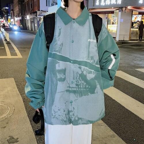 Jacket Women Spring Autumn Bomber Jacket Casual Loose Baseball Jacket Street Hip Hop Plus Size Womens Coat 2021 New Korean