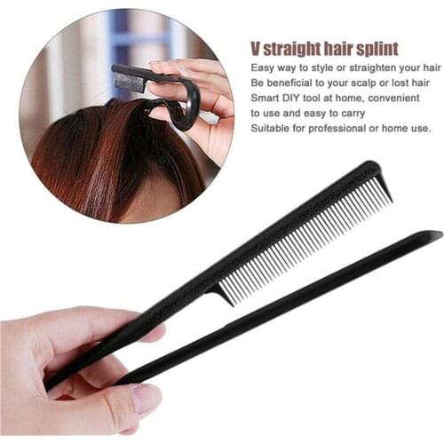 1pc Professional Hair Straighten Salon Comb Hairdressing Smooth Tool Hold Tongs Hair Styling Tools For Women