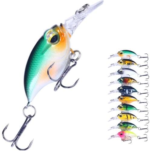 1Pcs Fishing Bait Wobblers Hard Bait 6cm 6.2g Artificial Bait Trout Hard Lure Jerkbait Crankbait Bass Fishing Tackle