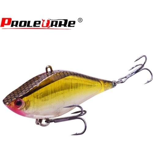 1Pcs Sinking Fishing Lure Lipless Crankbaits 65mm 13.8g Hard Artificial VIB Vibration Bait All Depth Winter Ice Fishing Tackle
