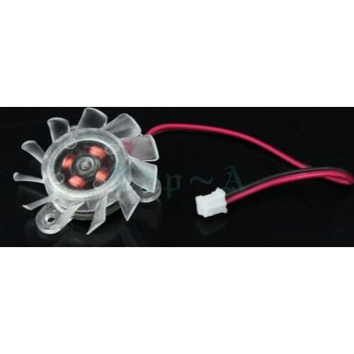 10pcs 3.6cm Computer PC VGA Cooler Cooling Heatsinks Graphics Card Fan 36mm DC 12V 2Pin
