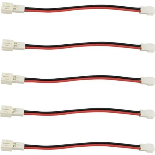 5pcs Lipo Battery Charging Connector Lines for DIY FPV E010 JJRC H36 Tiny Whoop Inductrix Mini RC Drone PH2.0 Plug