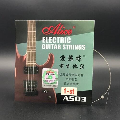 Alice Electric Guitarra String A503 A503SL .009 inch .23 mm 1 1st High E First String for Electric Guitar NEW