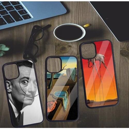 Salvador Dali Art retro painting Phone Case PC for iPhone 11 12 pro XS MAX 8 7 6 6S Plus X 5S SE 2020 XR