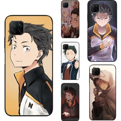 Natsuki Subaru Re Zero For Huawei P30 Lite P40 P20 Pro Nova 5T P Smart 2019 Case For Honor 10X Lite 20 10i 8X