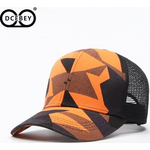 【DCEBEY】2020 New Design Splicing Triangles Print Cotton Baseball Caps For Men Women Chic Lovers Snackback Hats Free Shipping