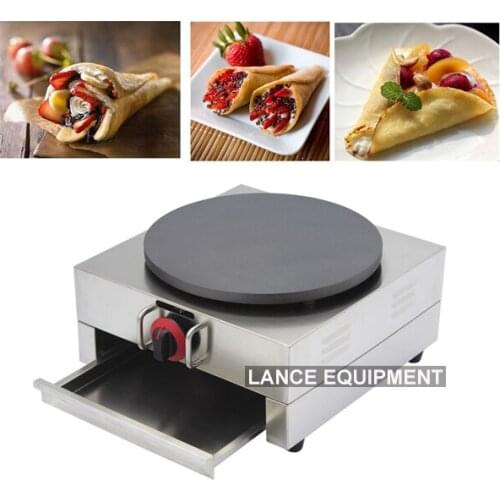 Gas pancake making machine/crepe maker gas