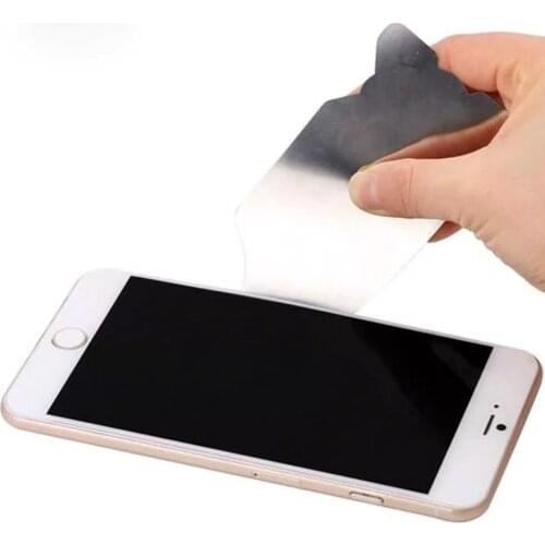 Flexible Stainless Steel Card for Mobile Phone Pry Opening Scraper for iPhone Samsung iPad Tablets PC Teardown Repair Tool