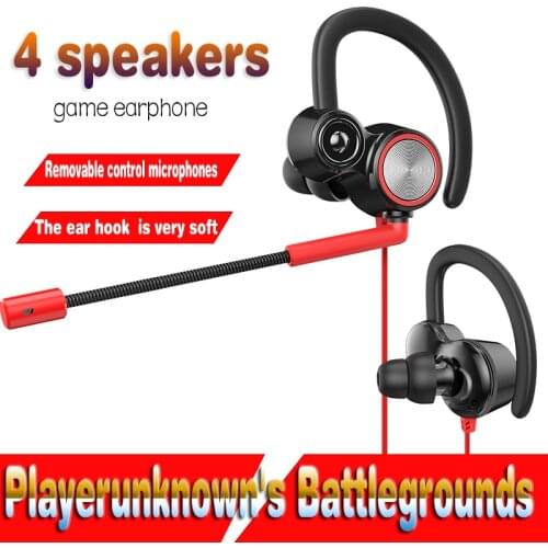 Playerunknowns Battlegrounds Gaming earphones Stereo PC Basswith Mic Wired Vibration games Headphoe PUBG Eat chicken earphones