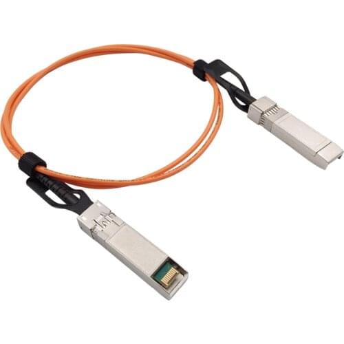 Competitive Price 10G SFP+-SFP+ Active AOC Types Communication Cable With 1M / 2M 3M 5M 7M 10M 15M 20M 30M Length