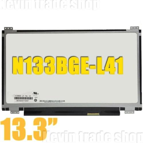 N133BGE-L41 Rev C3 for ASUS S300C Lcd Screen UP+DOWN screw holes Slim Laptop LED Display matrix Screen